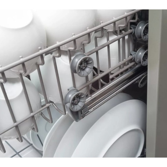 Amica DIM42E6TBqD teljesen beépíthető mosogatógép, 10 teríték, inverter motor, 44.8x55x81.5 cm