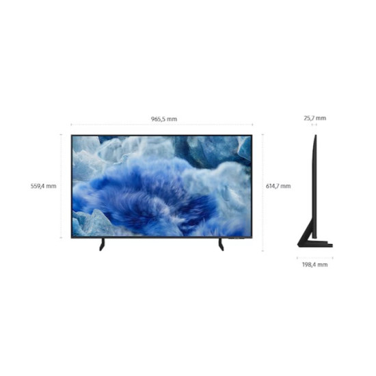 Samsung QE43Q8FAAUXXH 4K UHD Smart QLED TV, 43", 109.22 cm 