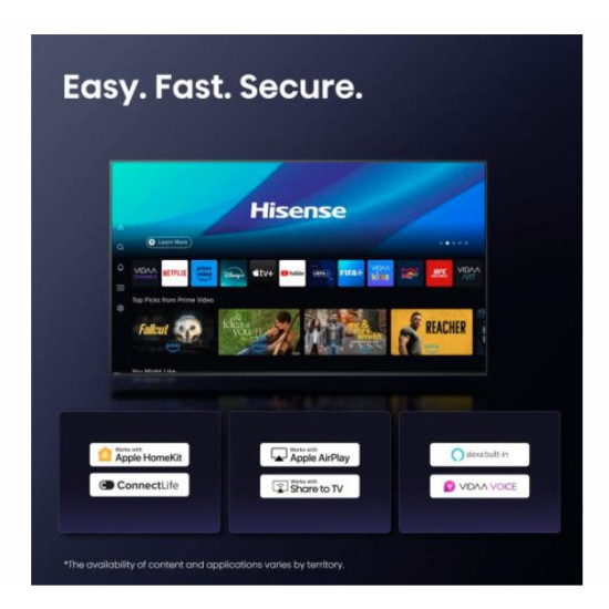 Hisense 75A6Q 4K UHD Smart LED TV, 75", 190.5 cm