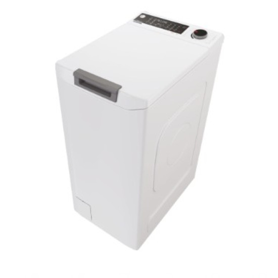 Hoover THO286TM5-S felültöltős mosógép, 8 kg, WIFI+Bluetooth, inverter motor, 41x60x86 cm