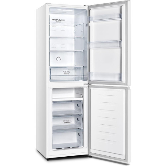 Gorenje NRK418DCW4 No Frost Plus alulfagyasztós kombinált hűtőszekrény, inverter kompresszor, 171/85L, 55x55.7x182.4 cm