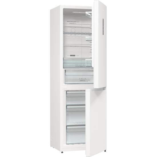 Gorenje NRK619DA2W4 No Frost Plus alulfagyasztós kombinált hűtőszekrény, inverter kompresszor, 204/96L, 60x59.2x185 cm
