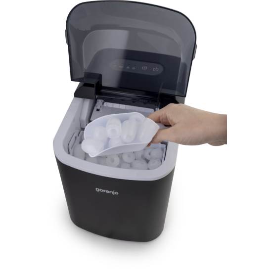 Gorenje IMDW1500B jégkocka készítő gép, 15/nap kapacitás, fekete szín