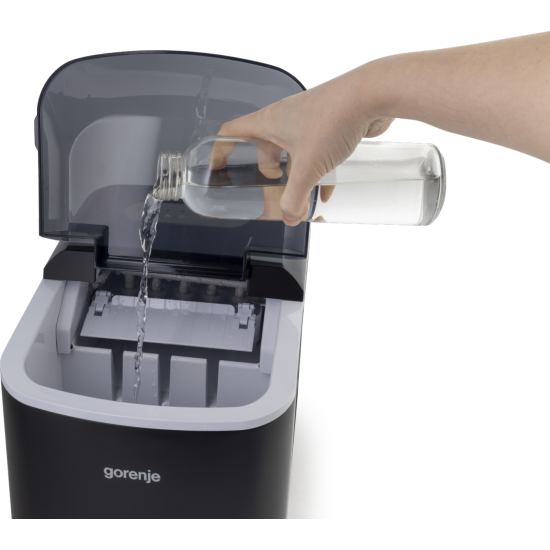 Gorenje IMDW1500B jégkocka készítő gép, 15/nap kapacitás, fekete szín