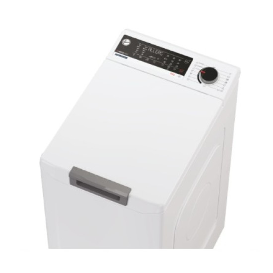 Hoover THO286TM5-S felültöltős mosógép, 8 kg, WIFI+Bluetooth, inverter motor, 41x60x86 cm