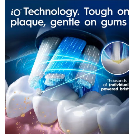 Oral-B iO3 Matt Black elektromos fogkefe 