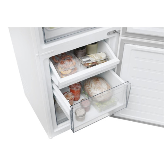 Candy CNCQ2T518EW No Frost alulfagyasztós kombinált hűtőszekrény, 197/82L, 54.5x60.2x182.5 cm 