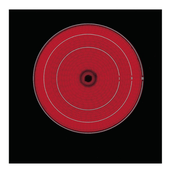 Electrolux EHF6547FXK beépíthető kerámialap, 59x52x3.8 cm, fekete szín 