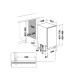 Whirlpool WH6IB10BS7LA0 teljesen beépíthető mosogatógép, 10 teríték, automatikus ajtónyitás, 44.8x55.5x82 cm