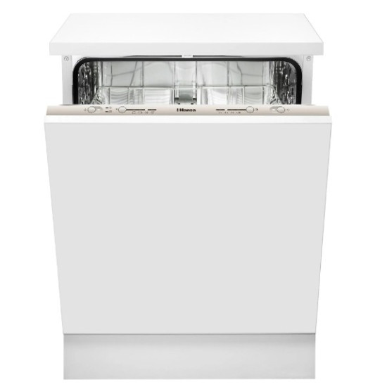 Hansa ZIM 634.1 B teljesen beépíthető mosogatógép, 12 teríték, inverter motor, 59.8x55x81.5 cm