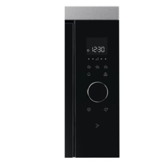 AEG MBB1756SEM beépíthető mikrohullámú sütő, 16.8L, 800W, 59.4x31.6x37.1 cm, fekete/inox