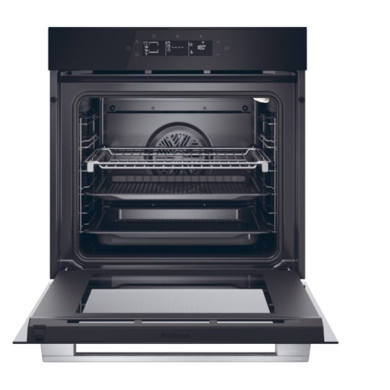 Haier H6 ID25G3YTX beépíthető sütő, 78L, pirolitikus és hidrolitikus tisztítás, 59.5x56.8x59.5 cm, inox szín