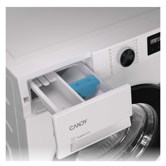 Candy BR 26SSB5-S elöltöltős mosógép, 6kg, inverter motor, Wifi, gőz, 59.5x42x85 cm