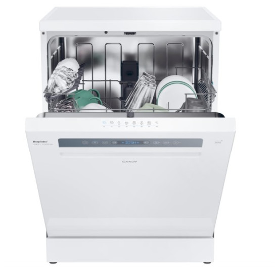 Candy CF 3C7F0W mosogatógép, 13 teríték, inverter motor, Wifi, automatikus ajtónyitás, 59.7x59.8x85 cm 