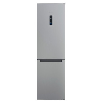 Indesit INFC9 TO32X Total No Frost alulfagyasztós kombinált hűtőszekrény, 263/104L, 59.6x67.8x202.7 cm, inox szín 