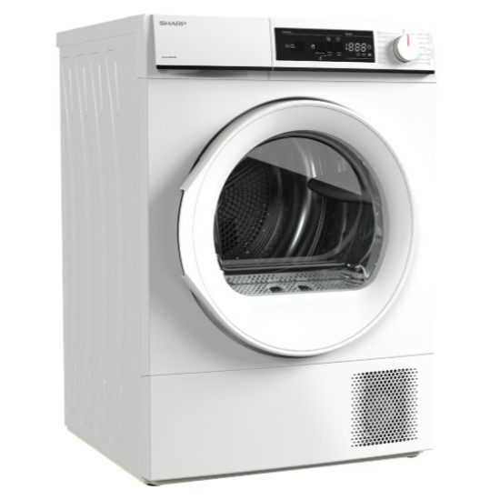 Sharp KD-NHA7S6GWE-EE hőszivattyús szárítógép, 7 kg, 59.6x52.5x84.5 cm 
