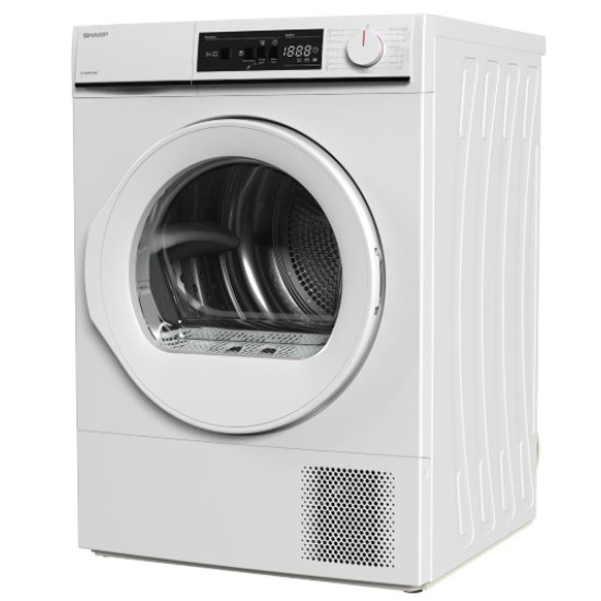Sharp KD-NHA7S6GWE-EE hőszivattyús szárítógép, 7 kg, 59.6x52.5x84.5 cm 