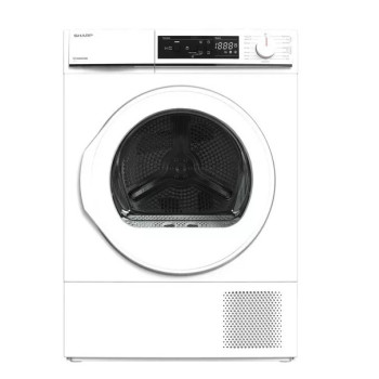 Sharp KD-NHA8S6GWE-EE hőszivattyús szárítógép, 8 kg, Wifi, 59.6x56.3x84.5 cm 
