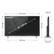 Sharp 50HP5265E 4K UHD Smart QLED TV, 50", 127 cm 