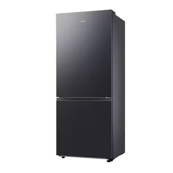 Samsung RB50DG602EB1EO No Frost alulfagyasztós kombinált hűtőszekrény, Wifi, inverter kompresszor, 340/168L, 75.9x71.1x192 cm, fekete szín 