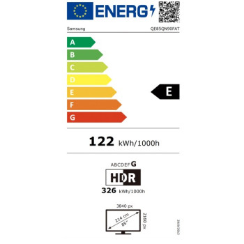 Samsung QE85QN90FATXXH 4K UHD Smart Neo QLED Mini LED TV, 85", 215.9 cm 