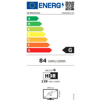 LG 55NANO81T3A NanoCell AI 4K UHD Smart LED TV, 55", 139.7 cm 