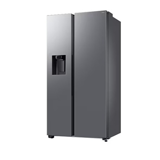 Samsung RS70F64KETEO side by side hűtőszekrény, 420/220L, AI inverteres kompresszor, 91.2x72.6x178.4 cm, matt metál DOI szín