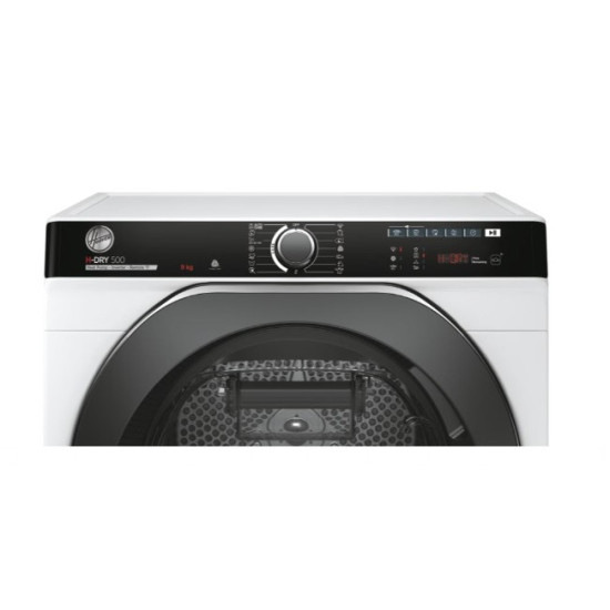 Hoover NDPEH9A3TCBEXS-S hőszivattyús szárítógép, gőz, inverter motor, 9 kg, 59.6x60.4x85 cm 