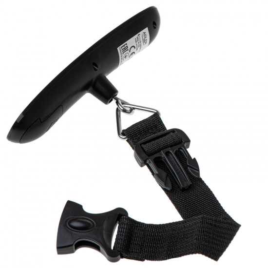 Adler AD 8190 digitális bőrönd és poggyászmérleg, fekete szín 