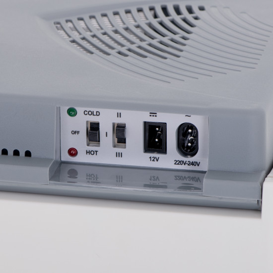 Adler AD8078 elektromos hűtőtáska, 28L, szürke szín 