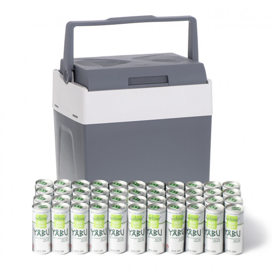 Adler AD8078 elektromos hűtőtáska, 28L, szürke szín 