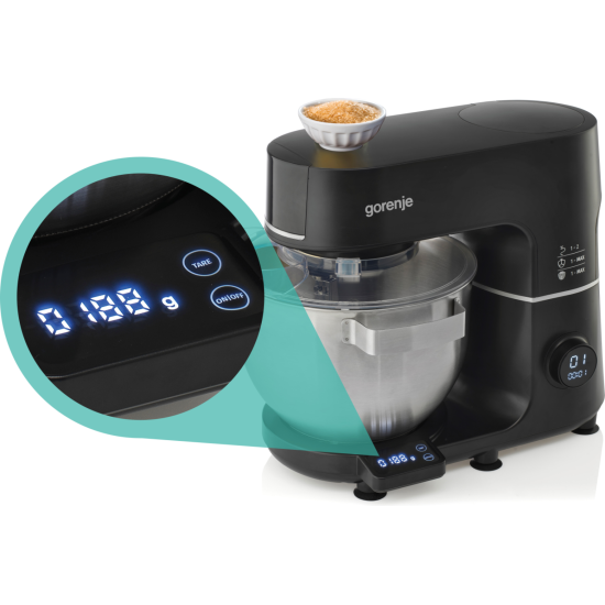 Gorenje MMC1000SCB konyhai robotgép, 6L, 1000W, fekete