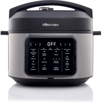 Hisense HMC6SBK multifunkciós főzőedény, 1500W, 6L, inox szín 