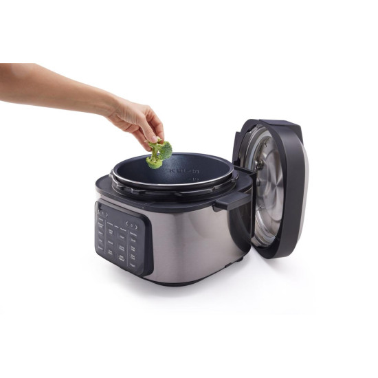 Hisense HMC6SBK multifunkciós főzőedény, 1500W, 6L, inox szín 