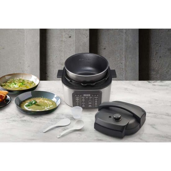 Hisense HMC6SBK multifunkciós főzőedény, 1500W, 6L, inox szín 