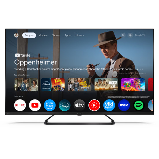 Sharp 50HP5265E 4K UHD Smart QLED TV, 50", 127 cm 