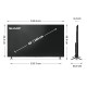 Sharp 65HP5265E 4K UHD Smart QLED TV, 65", 165.1 cm 