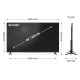 Sharp 85HP5265E 4K UHD QLED TV, 85", 215.9 cm 