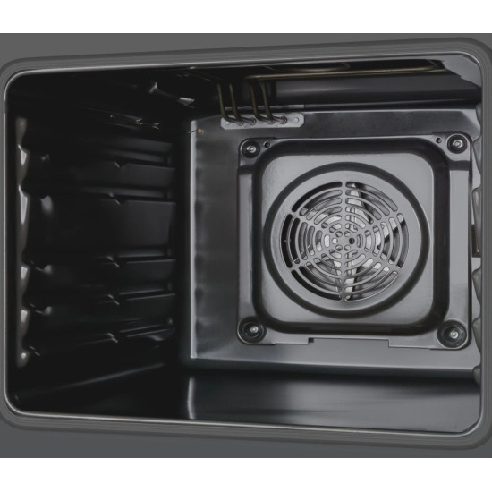 Amica ES06117B beépíthető sütő, 62L, 59.5x57x59.5 cm, matt fekete szín 