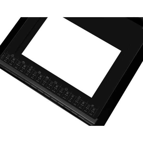 Amica ES06117B beépíthető sütő, 62L, 59.5x57x59.5 cm, matt fekete szín 