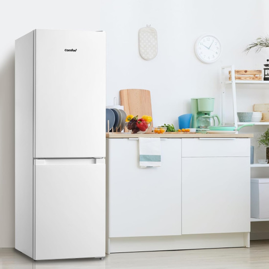 Comfee RCB169WH2(E) alulfagyasztós kombinált hűtőszekrény, 115/59L, 47x51.1x150 cm 