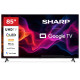 Sharp 85HP5265E 4K UHD QLED TV, 85", 215.9 cm 