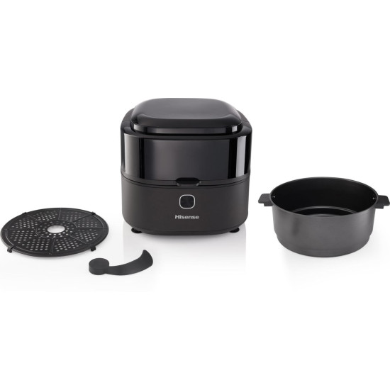 Hisense HAF1350DR forrólevegős sütő, Air Fryer, 6.7L, 1350W, antracit szín 