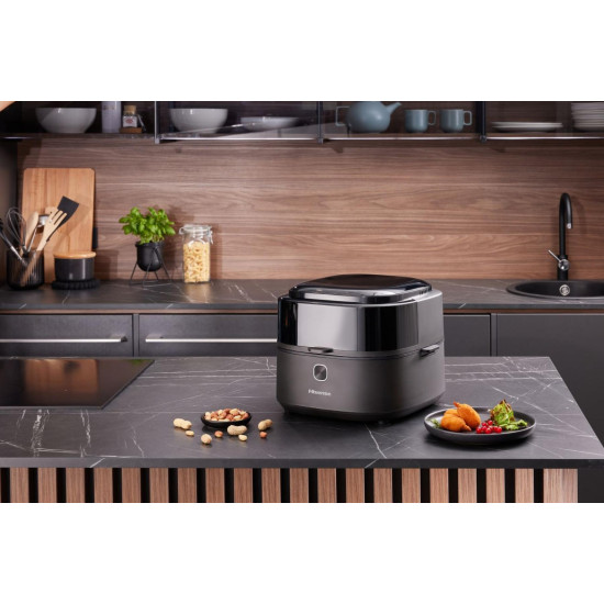 Hisense HAF1350DR forrólevegős sütő, Air Fryer, 6.7L, 1350W, antracit szín 