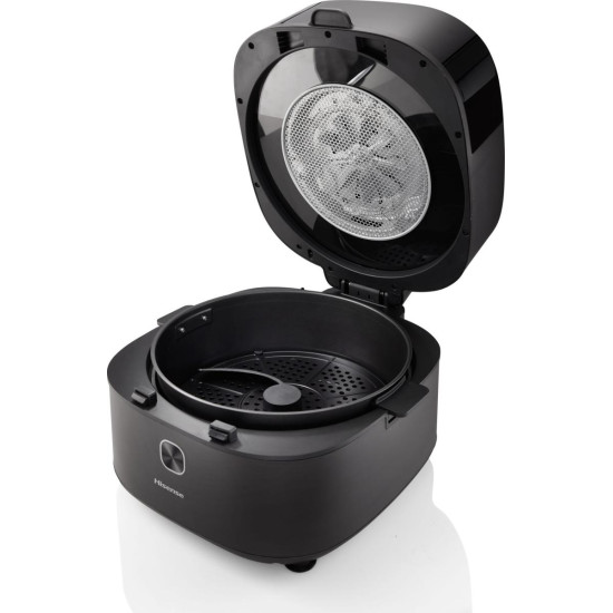 Hisense HAF1350DR forrólevegős sütő, Air Fryer, 6.7L, 1350W, antracit szín 