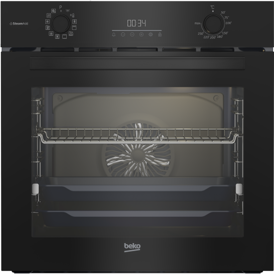 Beko BBIS17300BCS beépíthető sütő, 72L, 59.4x56.7x59.5 cm, fekete szín