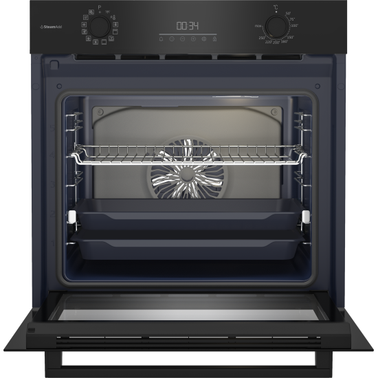 Beko BBIS17300BCS beépíthető sütő, 72L, 59.4x56.7x59.5 cm, fekete szín