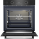Beko BBIS13300XMSE beépíthető sütő, 72L, 59.4x56.7x59.5 cm, fekete/inox szín 