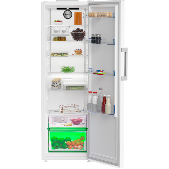 Beko B3RMLNE444HW No Frost egyajtós hűtőszekrény, 365L, 59.7x70.9x186.5 cm