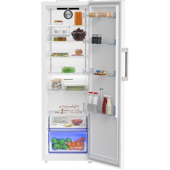 Beko B3RMLNE444HW No Frost egyajtós hűtőszekrény, 365L, 59.7x70.9x186.5 cm